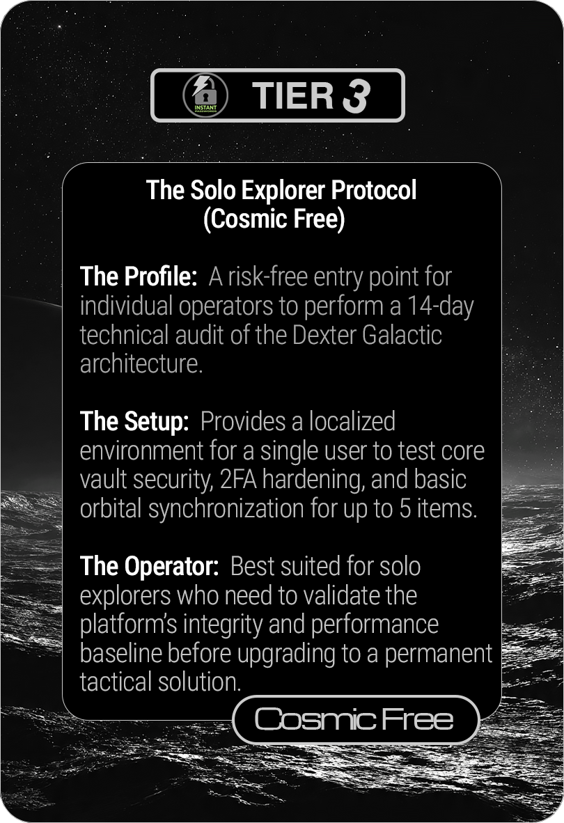 Cosmic Free Tier 3